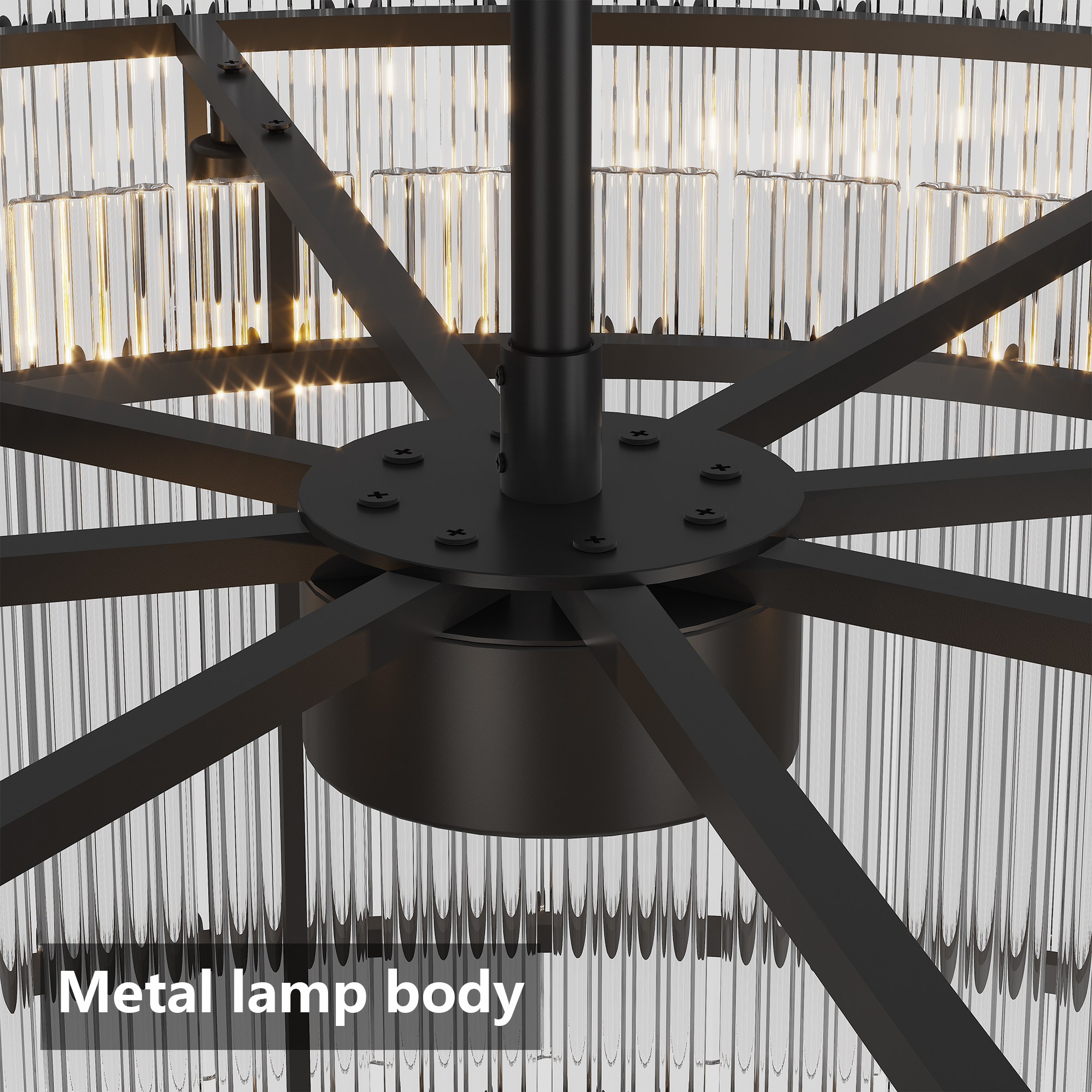 Luxury Modern Gold Crystal Drum Pendant Chandelier for Dining Room - Image 7
