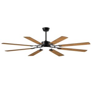 72 inch industrial ceiling fan with solid wood blades