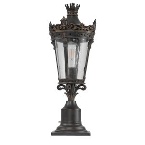 Victorian Crown outdoor post light for garden and pathway