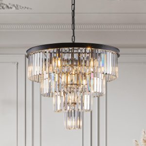 Luxury crystal chandelier pendant light for living room and dining room
