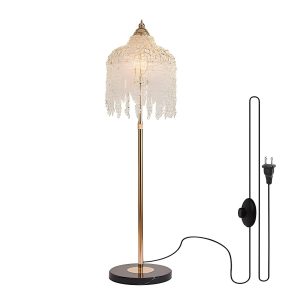 Crystal floor lamp for living room and bedroom