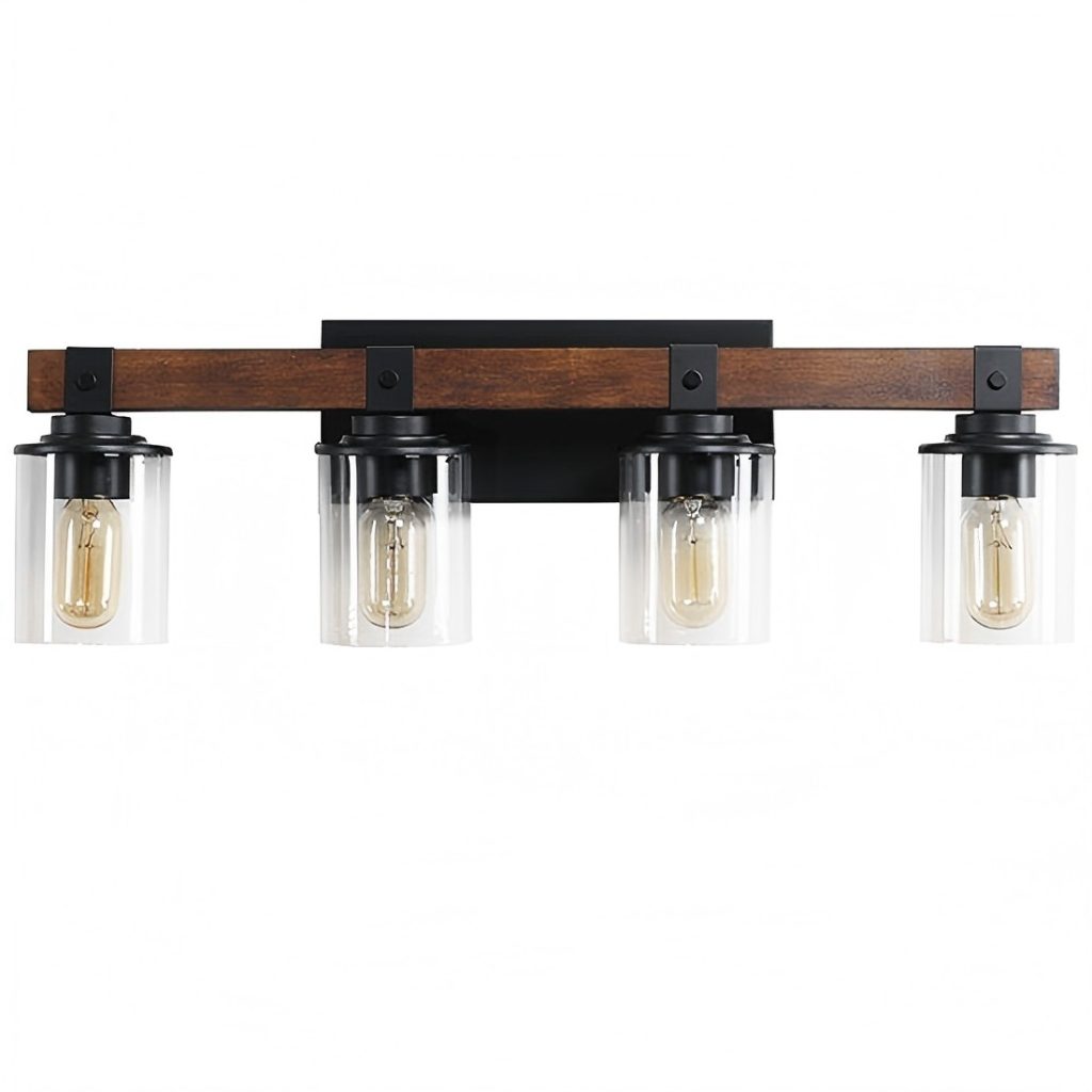 Modern 3-light wall sconce for bathroom and hallway
