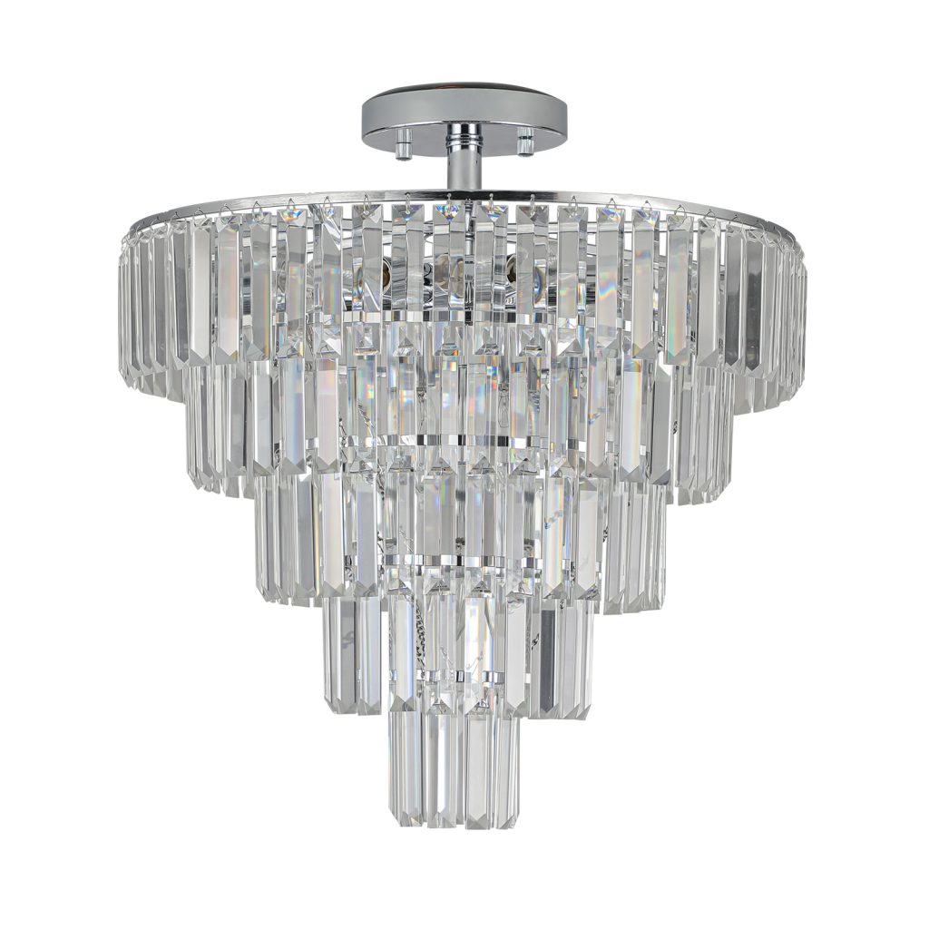 Modern crystal chandelier ceiling light for living room dining room