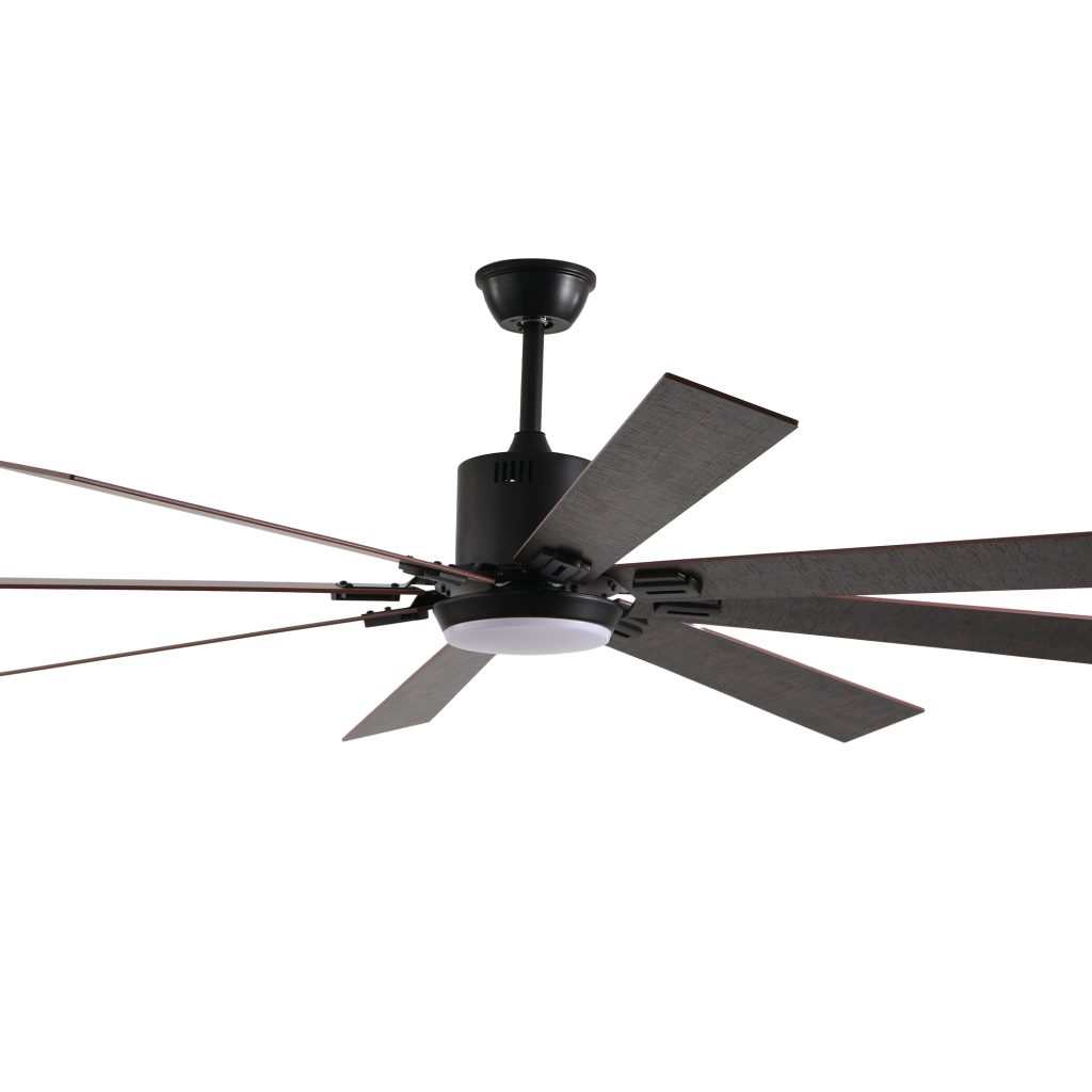 Modern 21 Inch White Crystal LED Ceiling Fan Light with Remote Control