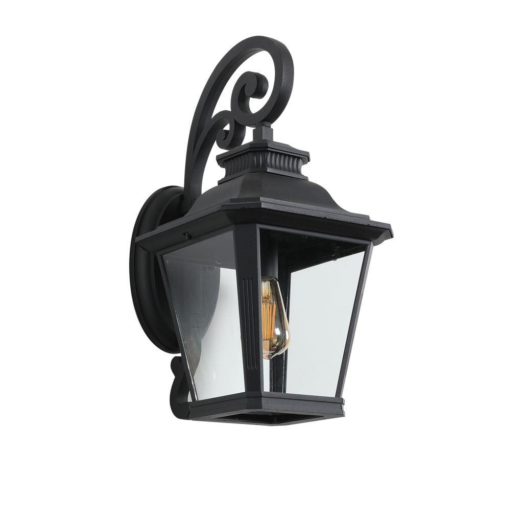 Modern black outdoor wall light exterior sconce