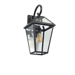 Modern Outdoor Wall Lantern Black Waterproof Exterior Wall Sconce