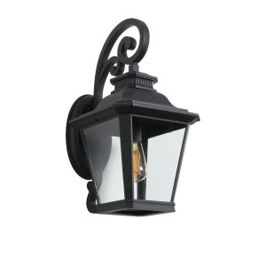 Modern black outdoor wall light exterior sconce
