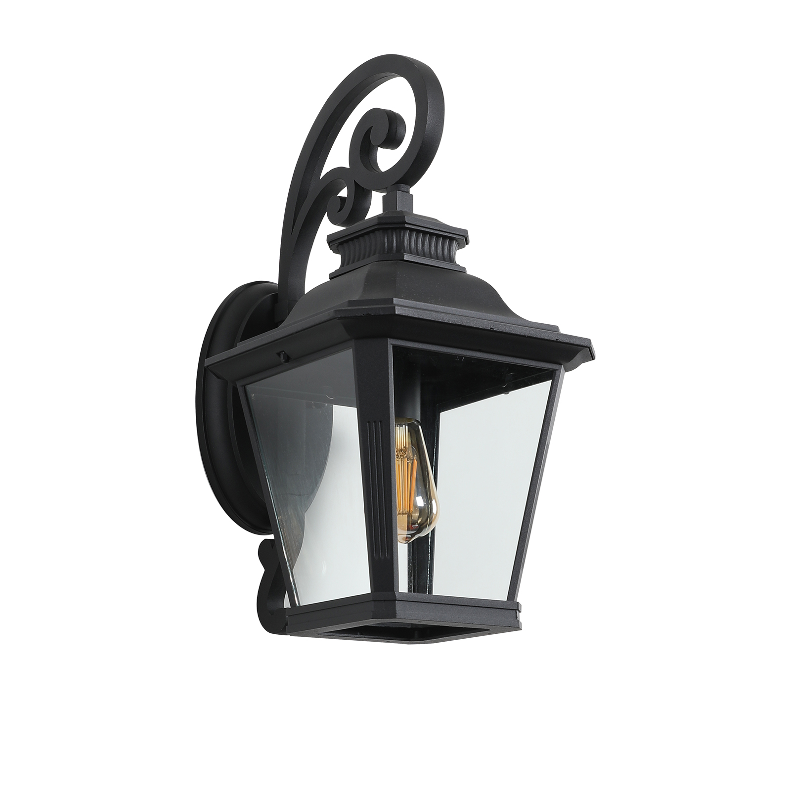 Modern black outdoor wall light exterior sconce