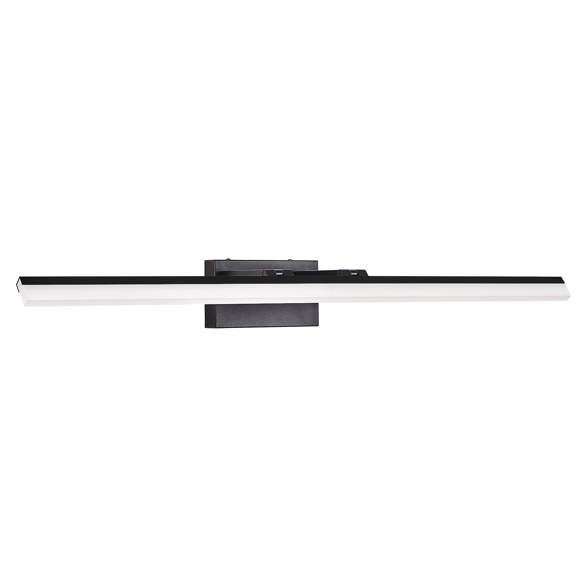 49 Inch LED Bathroom Vanity Light – Modern Black Mirror Wall Light - Image 4