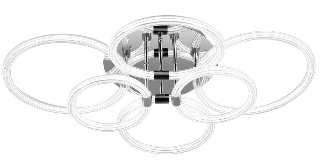 LED Flush Mount Ceiling Light with Dimmable Remote Control - Image 6