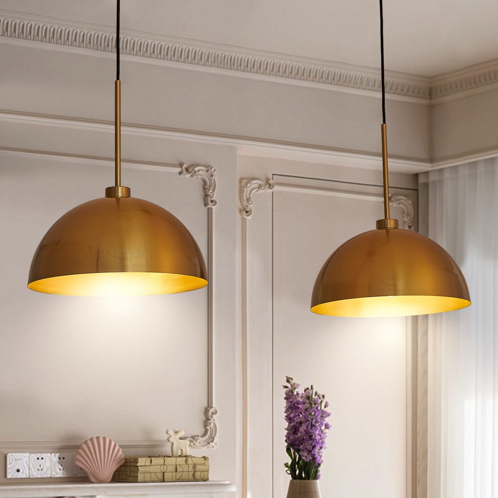 Crystal LED Chandelier – 24 Inch Round Chrome Hanging Light
